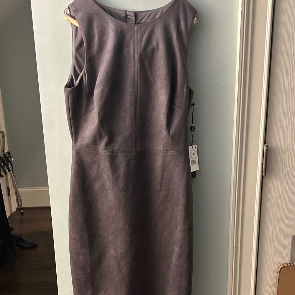 Adrianna Papell Lavender Midi Dress